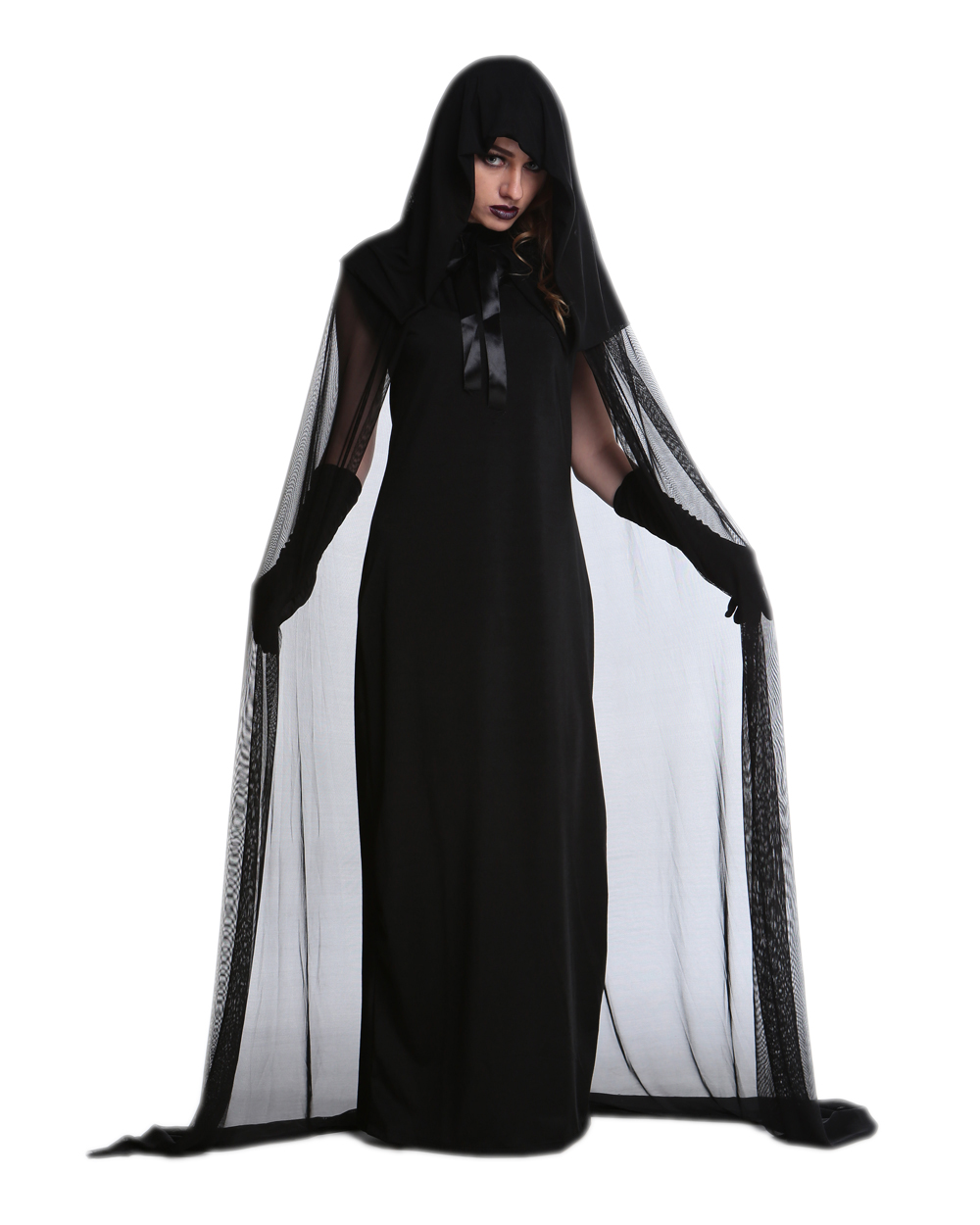 F1736 Halloween lady wicked witch fancy dress women devil vampire  costume